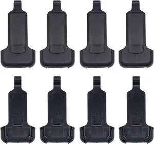 Walkie Talkie Belt Clip Compatible for WLN KD-C1 AP-100 Retevis RT22 Zastone X6 NKTECH NK-U1 Zeadio ZS-B1 LUITON LT-316 TIDRADIO TD-M8 RADTEL RT-10 RADIODDITY R1 Radio (8 Pack)