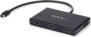 Pro-trade.com 3-Port Multi Monitor Adapter - Mini DisplayPort to HDMI MST Hub - Triple 1080p/Dual 4K 30Hz - Video Splitter for Extended Desktop Mode on Windows Only - mDP 1.2 to 3x HDMI (MSTMDP123HD)