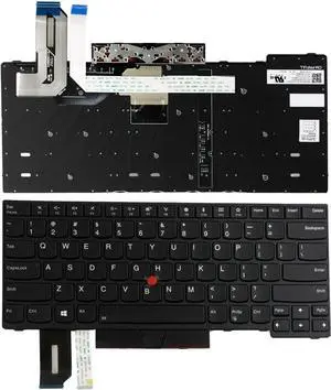 GinTai Keyboard US Backlit Replacement for Lenovo ThinkPad E480 L480 L380 Yoga T480s 01YP360 01YP52 01YP280 GinTai Keyboard US Backlit Replacement for Lenovo ThinkPad E480 L480 L380 Yoga T480s 01YP360 01YP52 01YP280