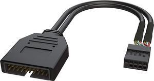 USB 2.0 to USB 3.0/3.1 Upgrade Adapter Noise Reduction Shielded 26 cm Backed by 1-Year Warranty