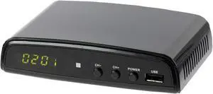 QFX CV-103 Digital Converter Box W Ul Adapter, Black (B00WN5ZDVQ)
