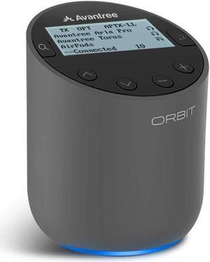 Avantree Orbit Bluetooth 5.0 Audio Transmitter for TV with 5.1 Surround Sound Passthrough Support, Class 1 Long Range, LED Display, Dual Link, 100% TV Compatibility Delivers No Lip sync Delay