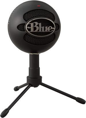 For Creators Blue Snowball iCE USB Microphone for Gaming, Streaming, Podcasting, Twitch, YouTube, Discord, Recording for PC and Mac, Plug & Play -Black