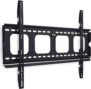Mount-It! Low-Profile TV Mount | Flush Large TV Wall Mount | Slim Fixed TV Mount for 42-70 in. Screen TVs | VESA Compatibility up to 850x450 | 220 lbs Capacity