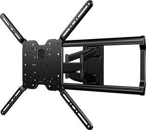 SANUS Full Motion TV Wall Mount for TVs up to 90" - Premium Design Extends 24" with Fingertip Swivel and Tilt - Easy 20 Minute Install - OLF24