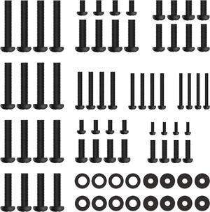 PERLESMITH Universal TV Mounting Hardware Kit Fits All TVs Includes M4, M5, M6 and M8 TV Screws, Washers and Spacers for TV and Monitor Mounting up to 80 inches