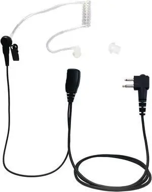 PROMAXPOWER 1.5-Wire Security & Surveillance Clear Acoustic Tube Earpiece Headset with PTT Button Mic for Motorola Radios CP110 CP200D CLS1110 CLS1410 EP450 GP308 RDM2070D PROMAXPOWER 1.5-Wire Security & Surveillance Clear Acoustic Tube Earpiece Headset with PTT Button Mic for Motorola Radios CP110 CP200D CLS1110 CLS1410 EP450 GP308 RDM2070D