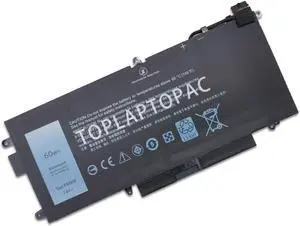 K5XWW 451-BBZC 6CYH6 71TG4 725KY N18GG CFX97 Notebook Battery Compatible with Dell Latitude 7389 Latitude 7390 Latitude 12 5000 5289 2-in-1 L3180 E5289 P29S001 P29S002 Series Laptop