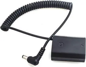 Fotga Extendable Power Cable Adapter for DC Connector to Decoded DC Coupler Dummy Battery NP-FZ100 for Sony A1 A7C A7III A7RIII A7SIII A7RM4 A7RIV A9 II A6600 FX3 Camera