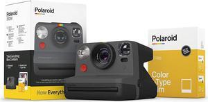 Polaroid Originals Now I-Type Instant Camera and Film Bundle - Everything Box Black (6026)