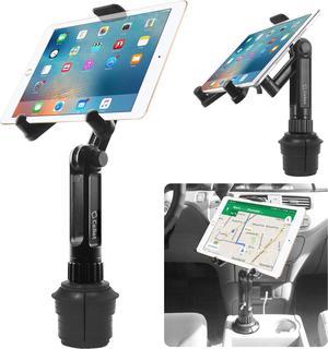 Cellet Cup Holder Tablet Mount, Tablet Car Cradle Holder Made Compatible for 2022 iPad Pro New Air iPad Mini Samsung Galaxy Tab S8 S7 S6 Lite S5e A7  Fire 7 HD 10 9 Microsoft Surface Go2
