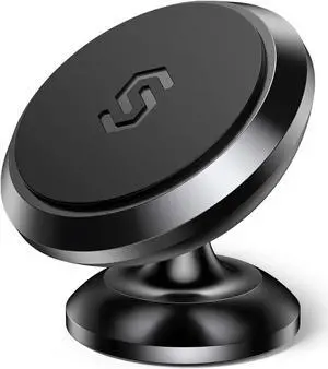 Magnetic Phone Car Mount Car Phone Holder for Dashboard Cell Phone Car Kits 360 Adjustable Magnet Cell Phone Mount Compatible with iPhone Samsung LG GPS Mini Tablet and More