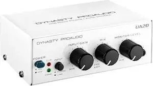 UA2D USB Phono Preamp for Turntable, Preamp with RIAA Equalized Low Noise Moving Magnet A/D Converter (Power Adaptor & USB Cable Included)