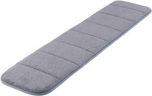Upgraded Computer Wrist Elbow Pad Creatiee Premium Memory Cotton Desktop Keyboard Arm Rest Support Mat for Office Desktop Working Gaming - Less Elbow Pain(Long-Sized 7.9 x 31.5 inch)(Gray)