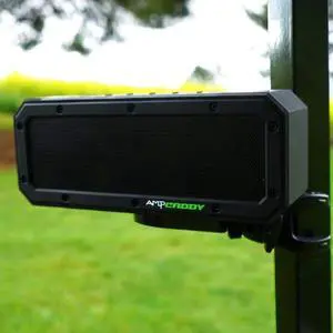 Golf Speaker with Mount, 40 Watt Bluetooth Portable Ampcaddy Version 3 Pro Max Bluetooth Speaker and Mount with Loud Stereo Sound and Bass Boost,12-Hour Playtime, Extended Bluetooth Range, Waterproof