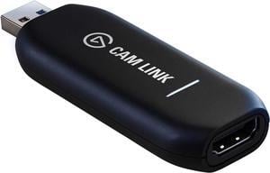 4K External Camera Capture Card, Stream and Record with DSLR, Camcorder, ActionCam as Webcam in 1080p60, 4K30 for Video Conferencing, Home Office, Gaming, on OBS, Zoom, Teams, PC/Mac