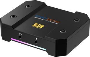 USB Video Capture Card DIGITNOW 4k/60Hz HDR10 Zero-Lag Passthrough, Ultra-Low Latency, Full HD Video Recording for PS5, PS4/Pro, Xbox Series X/S, Xbox One X/S, Real USB3.0