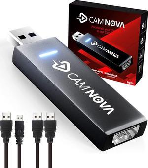 CAM NOVA Video Capture Card, 1080P 4K HDMI Video Capture Card, USB 3.0 Cam Link HDMI Capture Device, Live Broadcast Record via DSLR Camcorder Action Cam Live Stream for MacOS X PC Windows 7 8 10