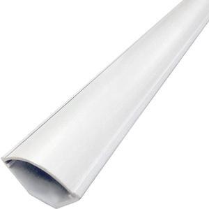 Small Corner Duct Cable Raceway (1075 Series) - 5 Feet - Black - 5 Sticks