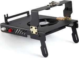 Radioddity G90-H1 Bracket Holder Quiet Cooling Fan 2-in-1 for Xiegu G90
