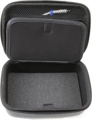 CASEMATIX Lavalier Mic Case Compatible with Kimafun 2.4g Wireless Microphone and Accessories - Includes Hard Case Only