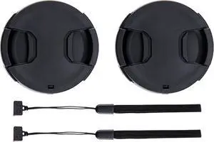 2-Pack 52mm Front Lens Cap Cover with Keeper for 52mm DSLR Mirrorless Lens | for Fuji Fujifilm X-M5 X-A7 X-T200 X-T50 X-T30II X-T30 X-T20 X-T10 XT50 XT30 XT20 XA7 XM5 with XC 15-45mm Kit Lens & More 2-Pack 52mm Front Lens Cap Cover with Keeper for 52mm DSLR Mirrorless Lens | for Fuji Fujifilm X-M5 X-A7 X-T200 X-T50 X-T30II X-T30 X-T20 X-T10 XT50 XT30 XT20 XA7 XM5 with XC 15-45mm Kit Lens & More