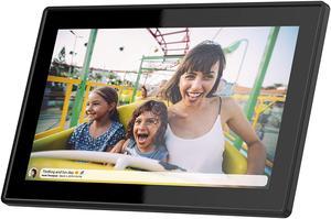 Feelcare 15.6 Inch 16GB WiFi Picture Frame with FHD 1920x1080 IPS Display,Touch Screen,Send Photos or Small Videos from Anywhere in The World, Wall Mountable, Portrait and Landscape(Black)