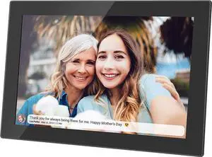 Feelcare Digital WiFi Picture Frame 10 inch, Send Photos or Videos from Anywhere, 16GB Storage,1280x800 IPS HD Display,Touchscreen for Easy Navigation, Welcome to consult