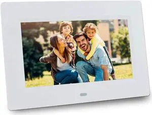TMC 7 Inch Digital Picture Frame,Full HD IPS Display 180° View Angle Digital Photo Frame with Photo,Music,Video Player,Calendar,Clock,Remote Control Function, Welcome to consult