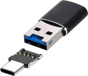 Cablecc USB 3.0 to Micro SD SDXC TF Card Reader with Micro Type-C USB-C OTG Adapter for Tablet/Cell Phone