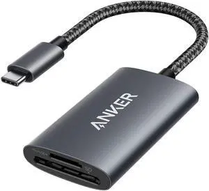 USB-C SD 4.0 Card Reader PowerExpand+ 2-in-1 Memory Card Reader for SDXC SDHC SD MMC RS-MMC Micro SDXC Micro SD Micro SDHC Card UHS-II and UHS-I Cards