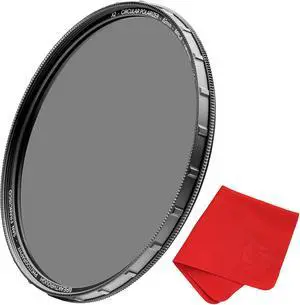 77mm X2 CPL Circular Polarizing Filter for Camera Lenses - AGC Optical Glass Polarizer Filter with Lens Cloth - MRC8 - Nanotec Coatings - Weather Sealed by