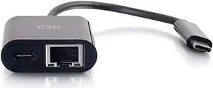 USB Adapter Ethernet Adapter with Power Black Cables to Go 29749