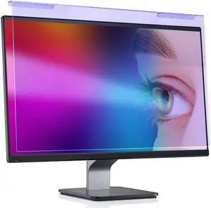 Anti Blue Light Screen Protector for 25 26 27 inch Universal Desktop Monitor Computer Blue Light Blocking Filter Panel for Eyes - Widescreen Monitor Frame Hanging Type (16:9/16:10)
