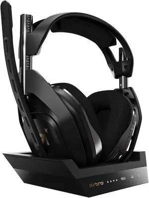 ASTRO Gaming A50 Wireless Headset + Base Station Gen 4 - Compatible with Xbox Series X|S, Xbox One, PC, Mac - Black/Gold