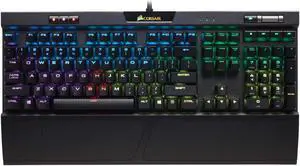 K70 RGB MK.2 Mechanical Gaming Keyboard - USB Passthrough & Media Controls - Linear & Quiet - Cherry MX Red - RGB LED Backlit (CH-9109010-NA) K70 RGB MK.2 Mechanical Gaming Keyboard - USB Passthrough & Media Controls - Linear & Quiet - Cherry MX Red - RGB LED Backlit (CH-9109010-NA)