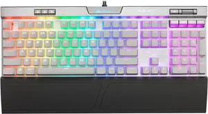 K70 RGB MK.2 SE Mechanical RAPIDFIRE Gaming Keyboard - USB Passthrough & Media Controls - PBT Double-Shot Keycaps - Cherry MX Speed - RGB LED Backlit - White K70 RGB MK.2 SE Mechanical RAPIDFIRE Gaming Keyboard - USB Passthrough & Media Controls - PBT Double-Shot Keycaps - Cherry MX Speed - RGB LED Backlit - White