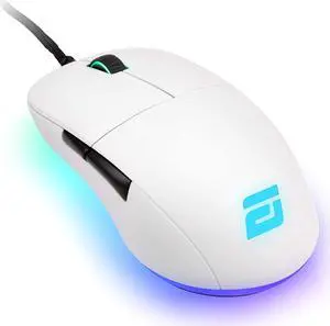 ENDGAME GEAR XM1 RGB Gaming Mouse, Programmable Mouse with 6 Buttons and 16,000 DPI, White