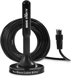 Magic Stick Antenna for Smart TV - MS-45MAX Multi-Directional- as seen on TV - 4k 1080p HD TV Antennas (High Definition) - Omnidirectional Indoor - Black, Welcome to consult