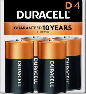 Good Product Outlet - CopperTop D Alkaline Batteries with recloseable package - long lasting, all-purpose D battery for household and business - 4 count