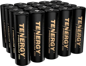 Tenergy Premium PRO Rechargeable AA Batteries, High Capacity 2800mAh NiMH AA Battery, 20 Pack Rechargeable Batteries