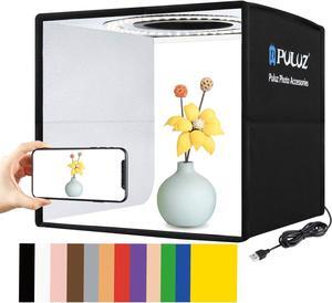 Foldable Photo Box Portable Studio Kit 12 Background Colors LED Dimmable Photography Light Box 25 cm Photo Props Equipment