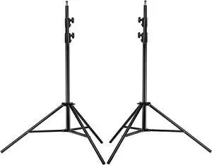 NEEWER PRO 9feet/260cm Spring Loaded Heavy Duty Photography Photo Studio Light Stands with 1/4" Screw & 5/8 Stud for Video, Portrait and Photography Lighting (2 Packs) NEEWER PRO 9feet/260cm Spring Loaded Heavy Duty Photography Photo Studio Light Stands with 1/4" Screw & 5/8 Stud for Video, Portrait and Photography Lighting (2 Packs)