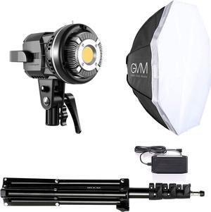 80W Video Light, Studio Lights for Photography, Softbox Lighting Kit with Bowens Mount, CRI97+ 5600K Colour Temperature , 22in Softbox, Tripod Stand, YouTube, Video, Wedding