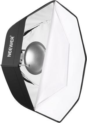 Neewer Photo Studio 24 inches/60 Centimeters Beauty Dish and Octagonal Softbox Combination with Bowens Speedring for Bowens,Perfect for Portrait,Product Photography and Video Shooting