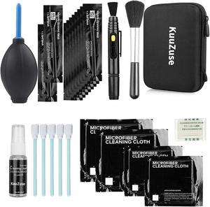 Professional DSLR Camera Cleaning Kit with APS-C Cleaning Swabs, Microfiber Cloths, Lens Cleaning Pen, for Camera Lens, Optical Lens and Digital SLR Cameras
