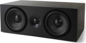 NEUMI CS5 Center Channel Speaker, Dual 5-Inch Woofers, 1-Inch Tweeter, Dark Wood, Single