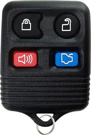 KeylessOption Replacement Keyless Entry Remote Control Car Key Fob - Black