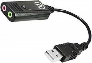 Electronics C1-1021450-1 Model USB-SA-1 High Fidelity External Digital Sound Card with Noise Reduction Technology Electronics C1-1021450-1 Model USB-SA-1 High Fidelity External Digital Sound Card with Noise Reduction Technology