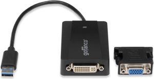 USB 3.0 to DVI Video Graphics Adapter for Multiple Monitors - Up to 2048x1152 for Windows and macOS DisplayLink Chip Includes DVI-to-VGA Adapter for VGA Monitor USB DVI (USB3DVI)